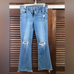 American Eagle Outfitters Blue Flare Jeans